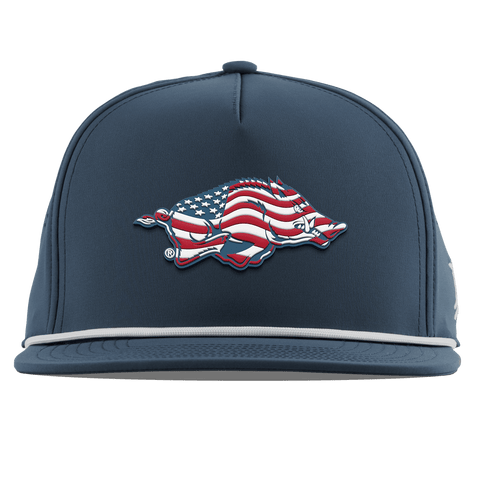 University of Arkansas "Arkansas Stars & Stripes" Flat 5 Panel Rope Orion