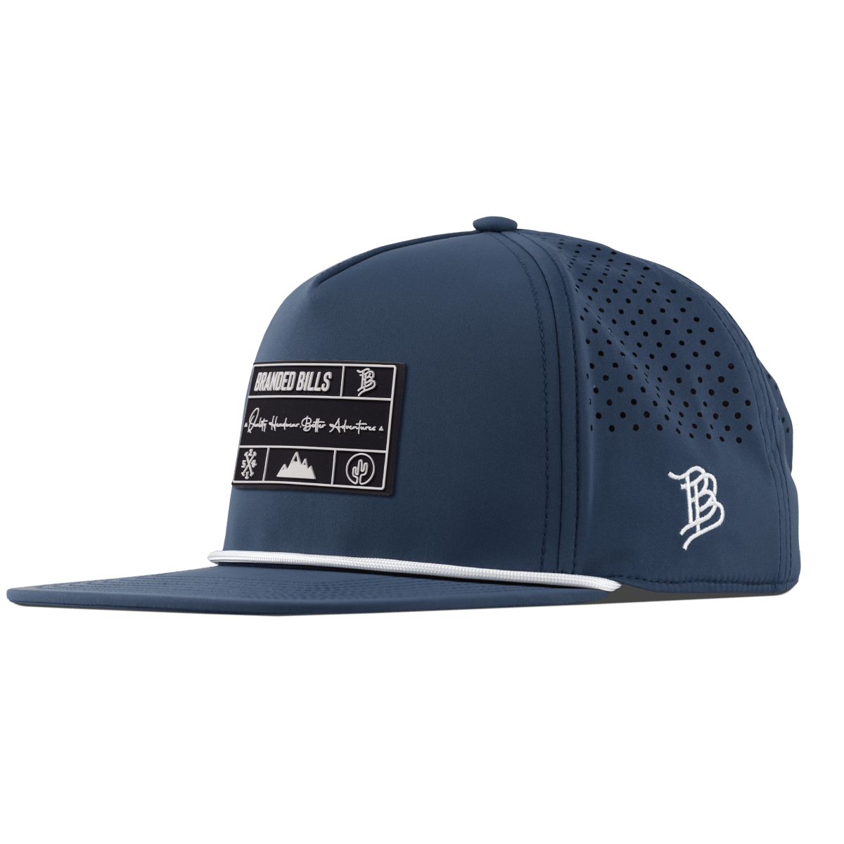 Branded Team Logo PVC Flat 5 Panel Rope Orion