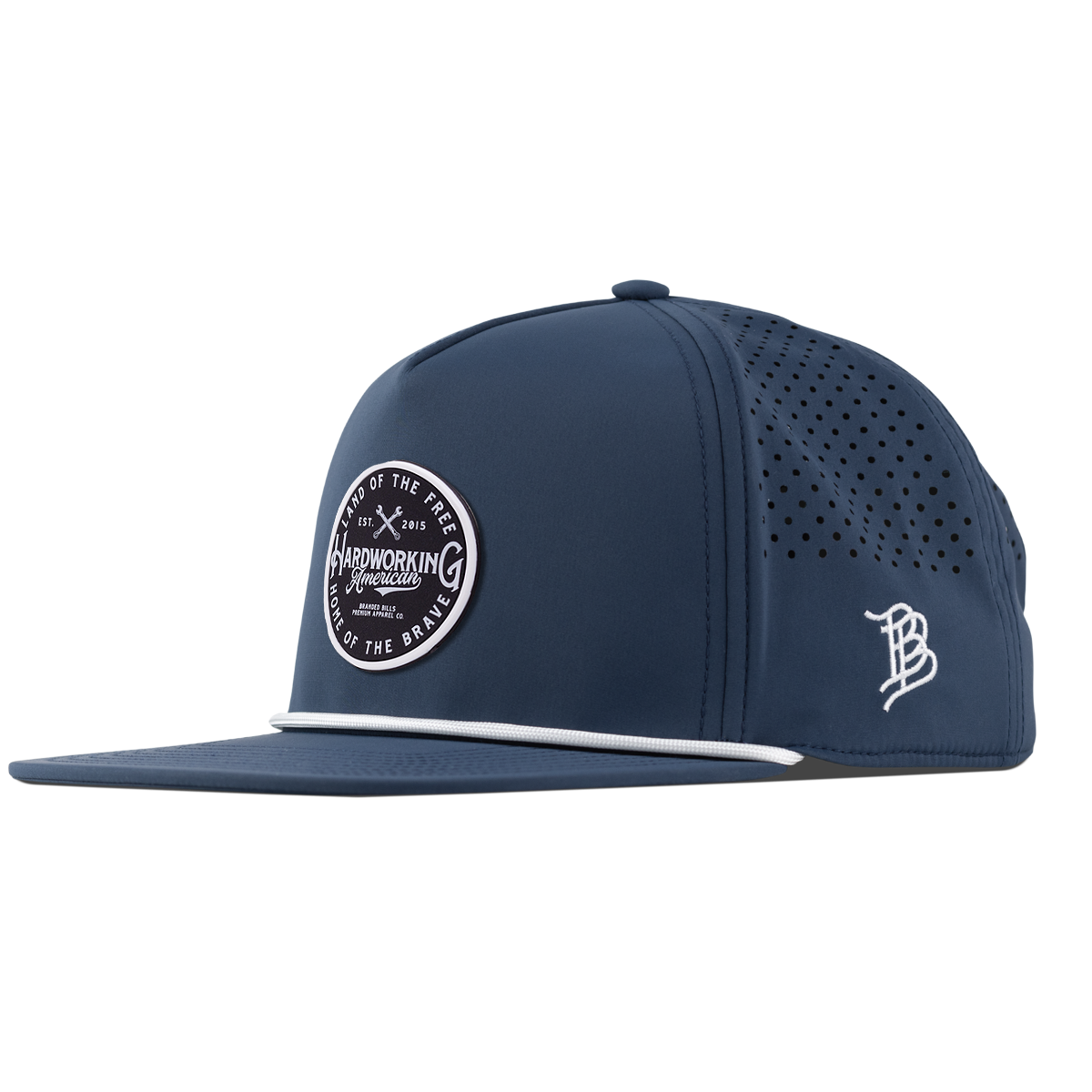 BB Lacrosse Cutout PVC Flat 5 Panel Rope Orion