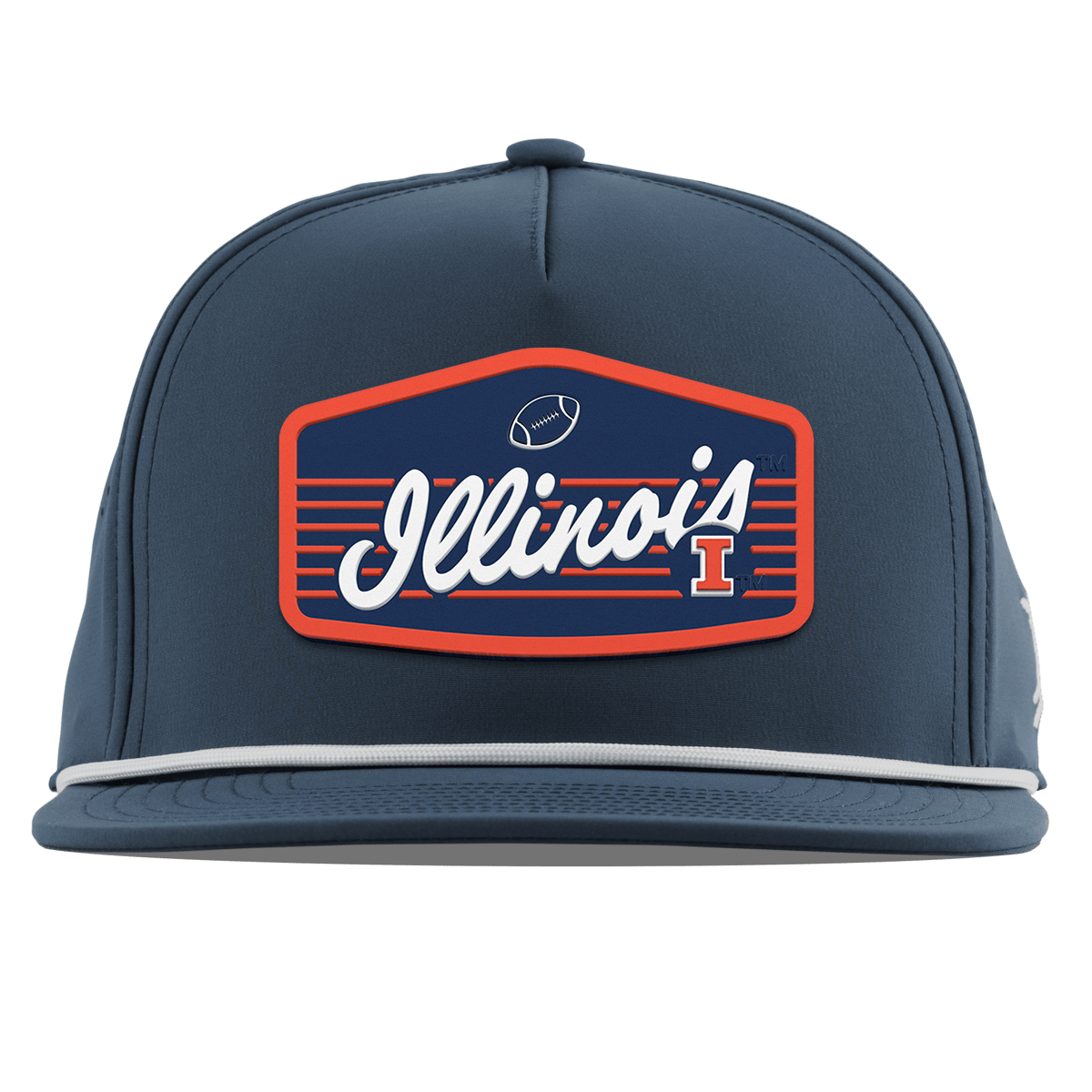 University of Illinois "Illini Football" Flat 5 Panel Rope Orion