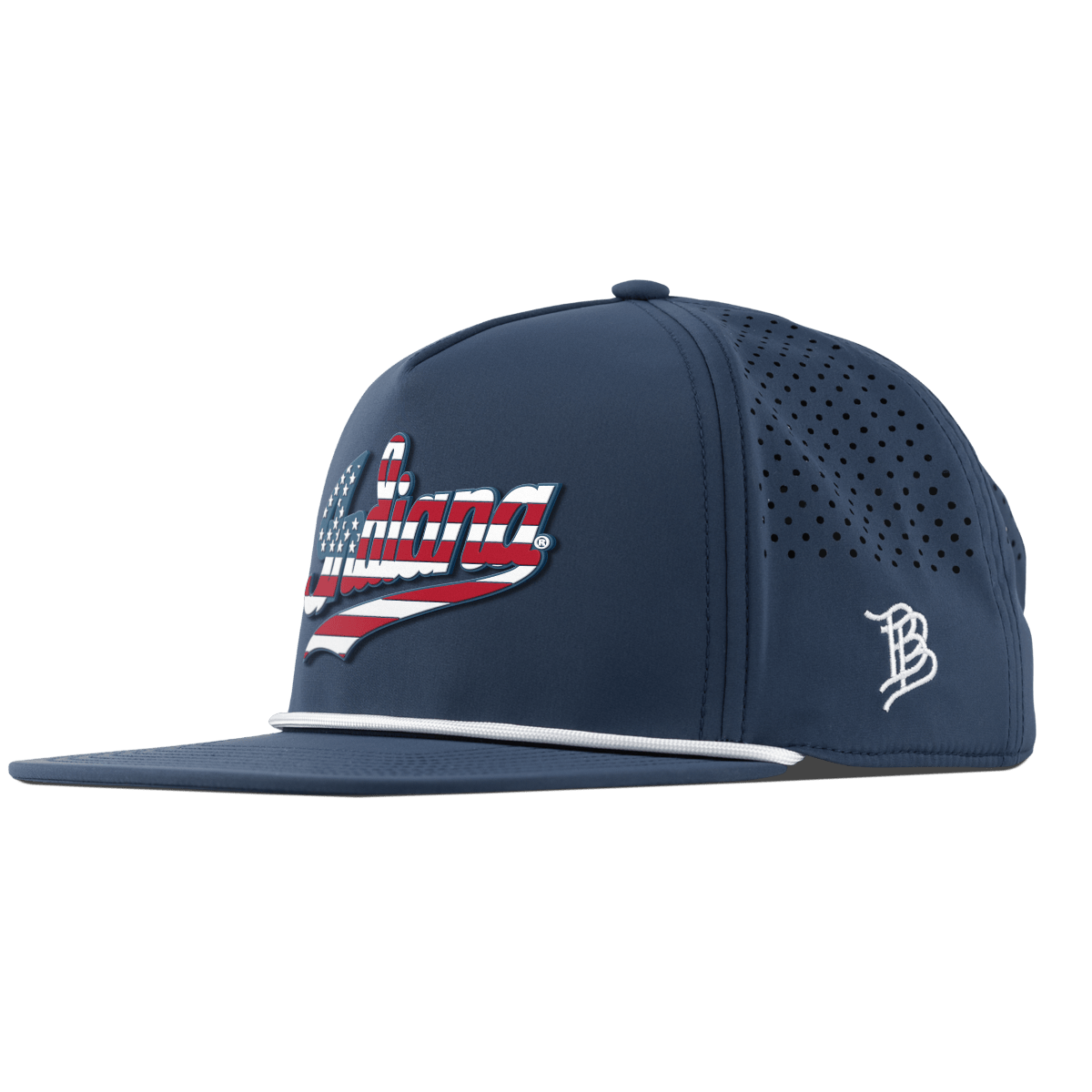 Indiana University "Indiana Stars & Stripes" Flat 5 Panel Rope Orion