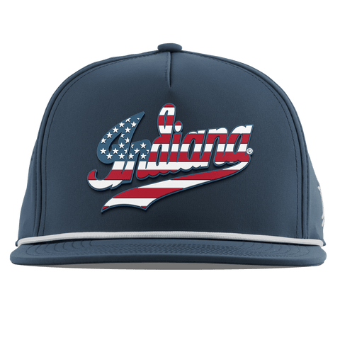 Indiana University "Indiana Stars & Stripes" Flat 5 Panel Rope Orion