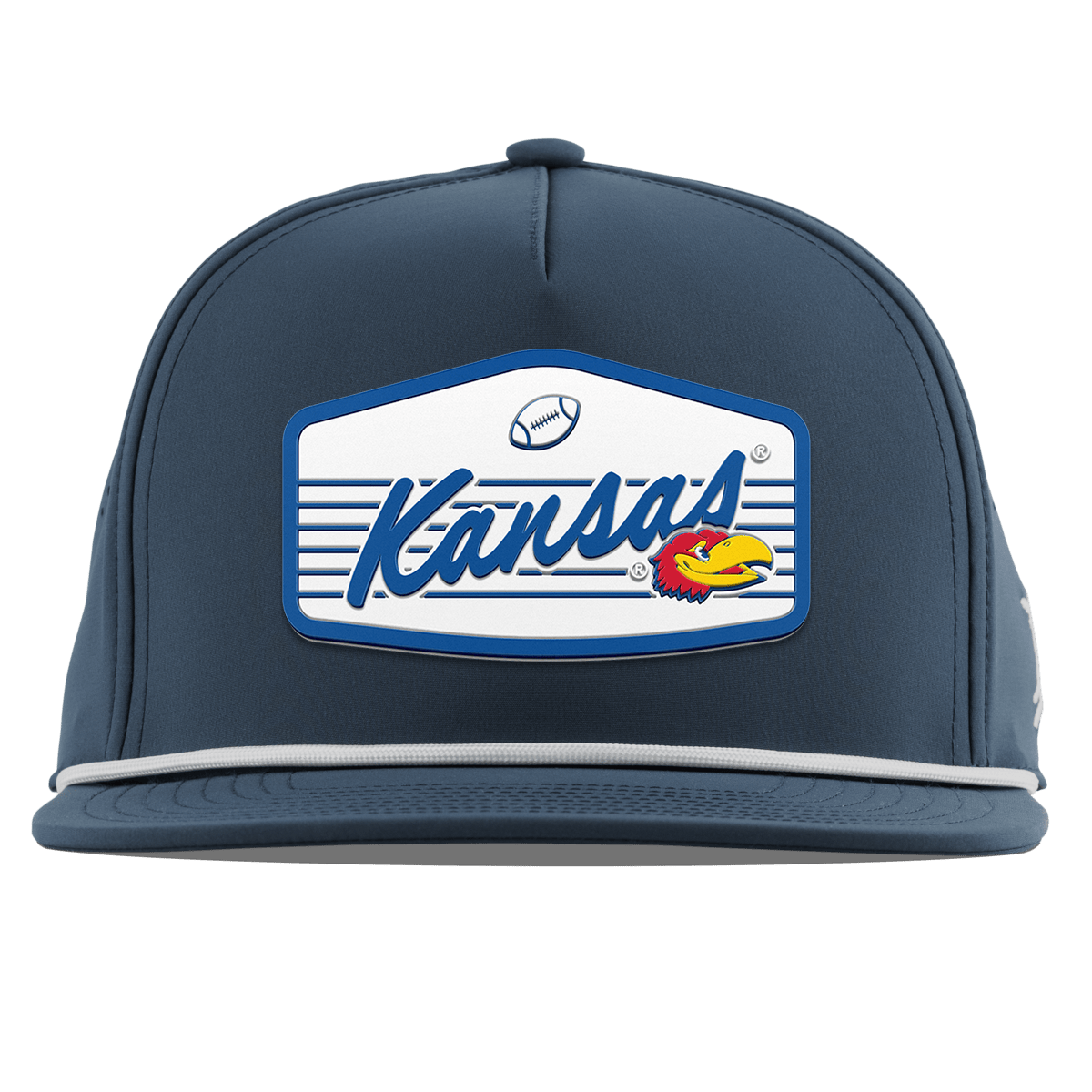 University of Kansas "Jayhawks Football" Flat 5 Panel Rope Orion