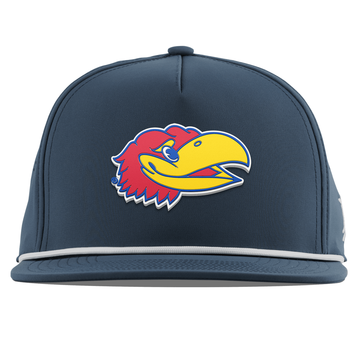 University of Kansas "KU Big Jay" Flat 5 Panel Rope Orion
