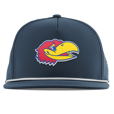 University of Kansas "KU Big Jay" Flat 5 Panel Rope Orion