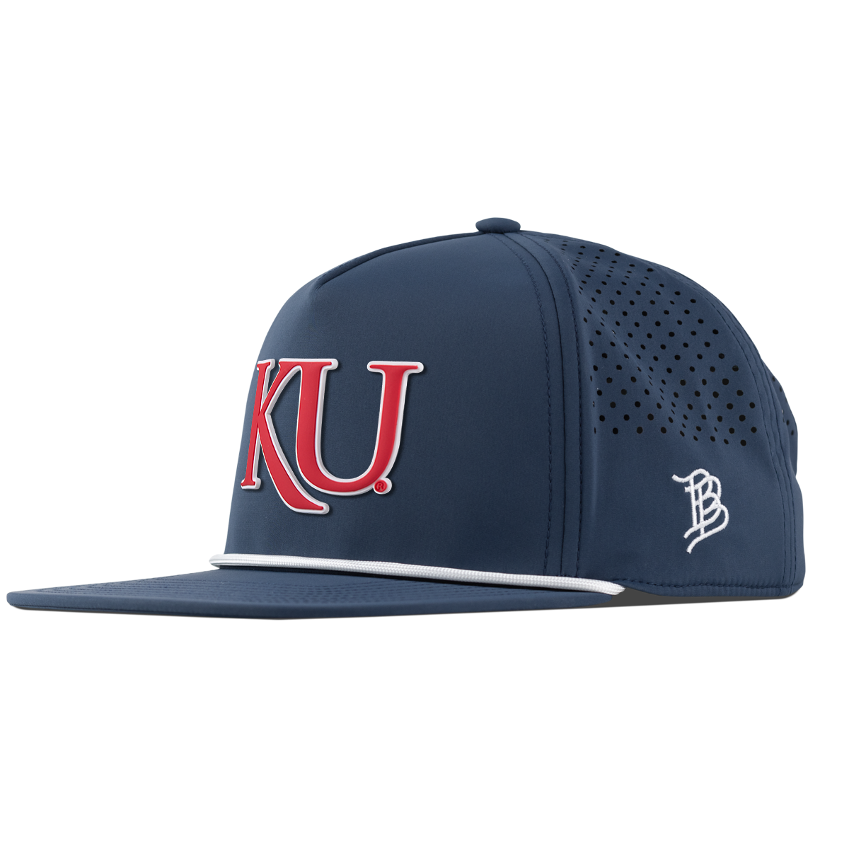 University of Kansas "KU Block" Flat 5 Panel Rope Orion