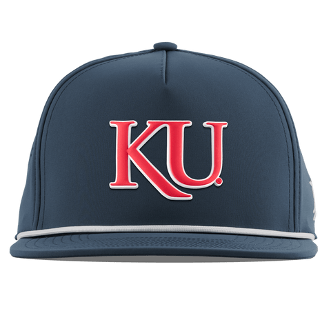 University of Kansas "KU Block" Flat 5 Panel Rope Orion