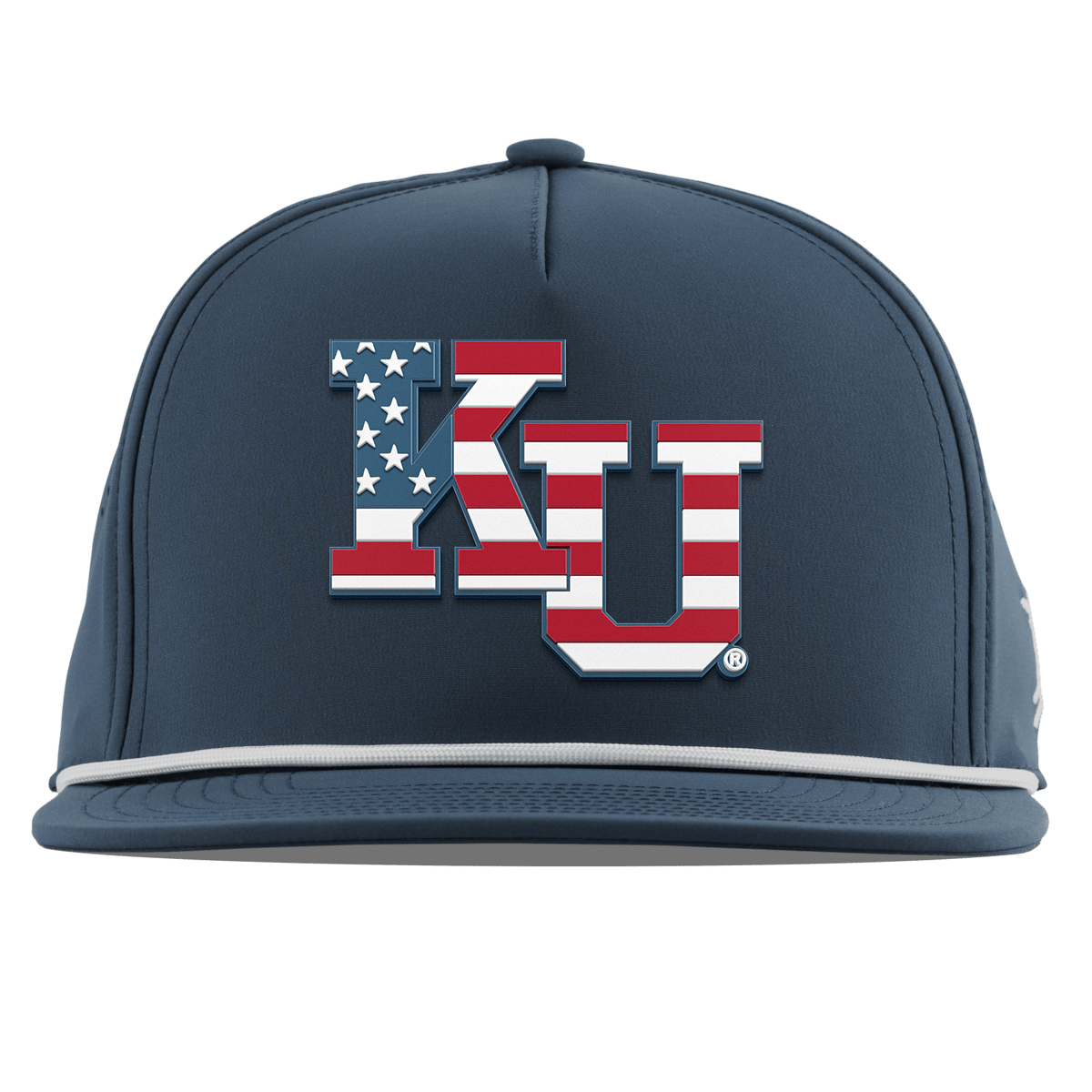 University of Kansas "Kansas Stars & Stripes" Flat 5 Panel Rope Orion