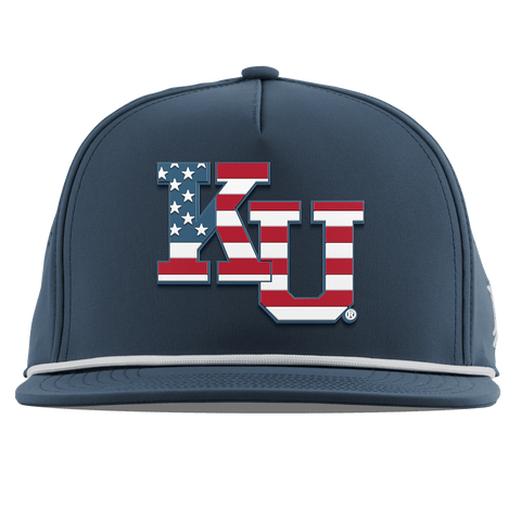 University of Kansas "Kansas Stars & Stripes" Flat 5 Panel Rope Orion