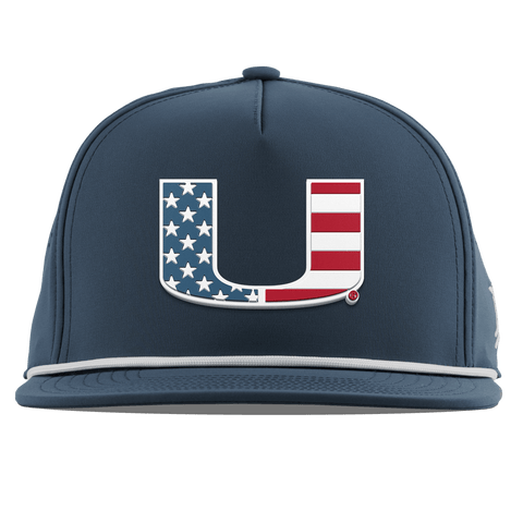 University of Miami "Miami Stars & Stripes" Flat 5 Panel Rope Orion