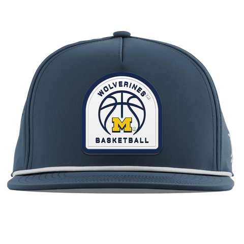 University of Michigan "Michigan Basketball" Flat 5 Panel Rope Orion