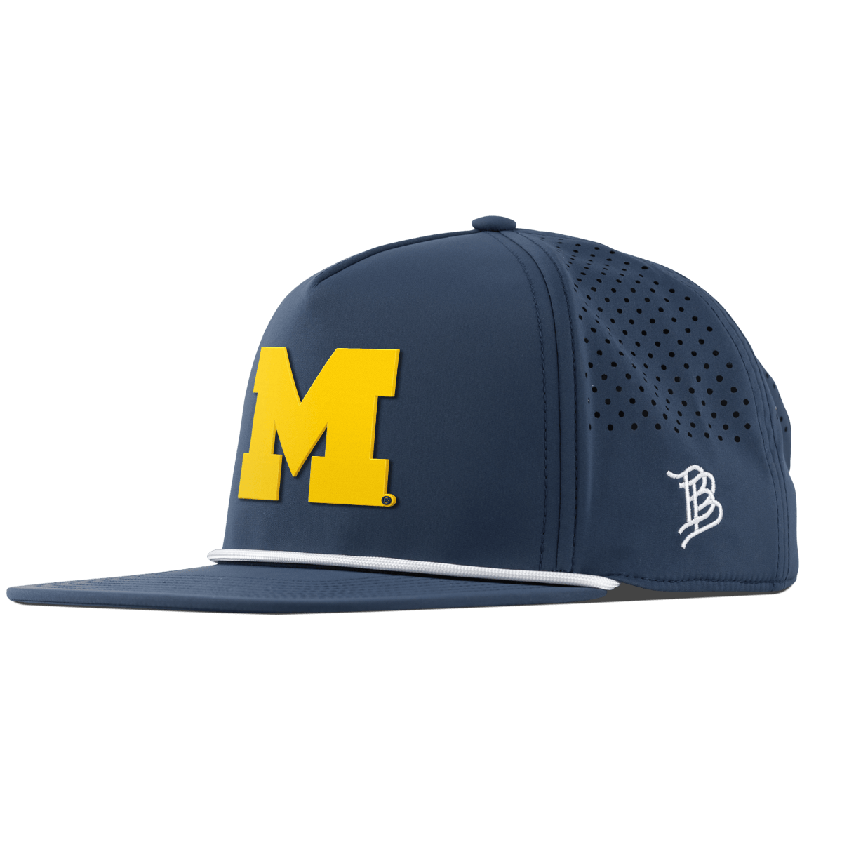 University of Michigan "Michigan Gold Block" Flat 5 Panel Rope Orion