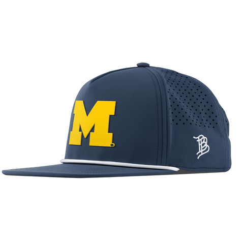 University of Michigan "Michigan Gold Block" Flat 5 Panel Rope Orion