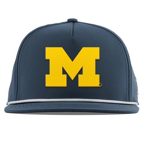 University of Michigan "Michigan Gold Block" Flat 5 Panel Rope Orion