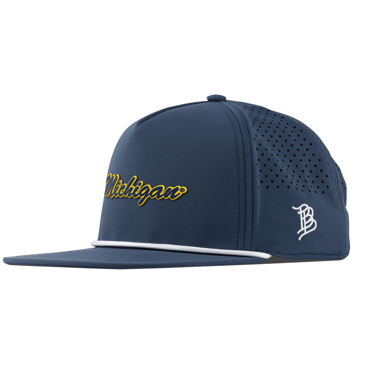 University of Michigan "Michigan Script" Flat 5 Panel Rope Orion