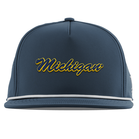 University of Michigan "Michigan Script" Flat 5 Panel Rope Orion