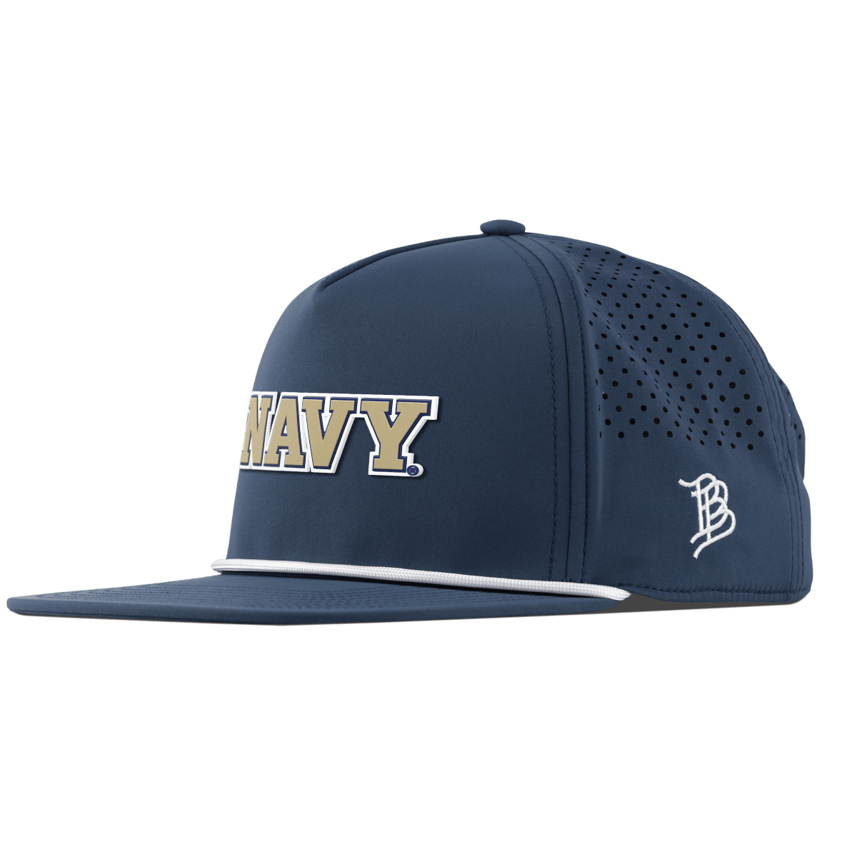 United States Naval Academy "Naval Academy Block" Flat 5 Panel Rope Orion