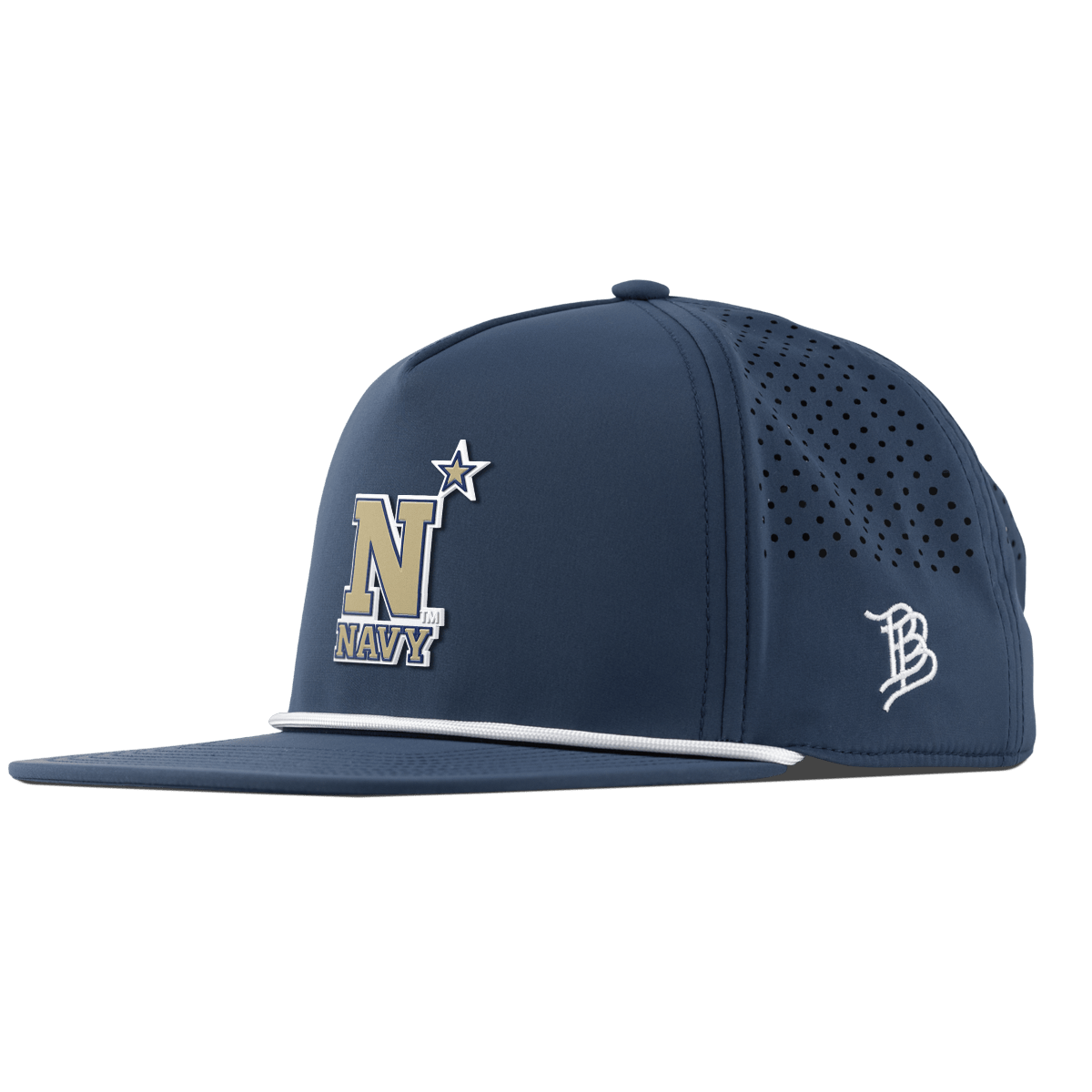United States Naval Academy "Naval Academy Team Logo Gold" Flat 5 Panel Rope Orion