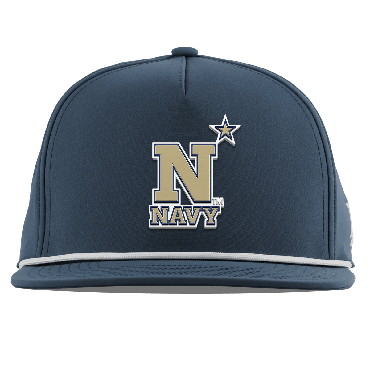 United States Naval Academy "Naval Academy Team Logo Gold" Flat 5 Panel Rope Orion