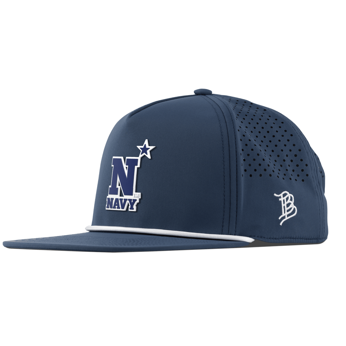 United States Naval Academy "Naval Academy Team Logo Navy" Flat 5 Panel Rope Orion