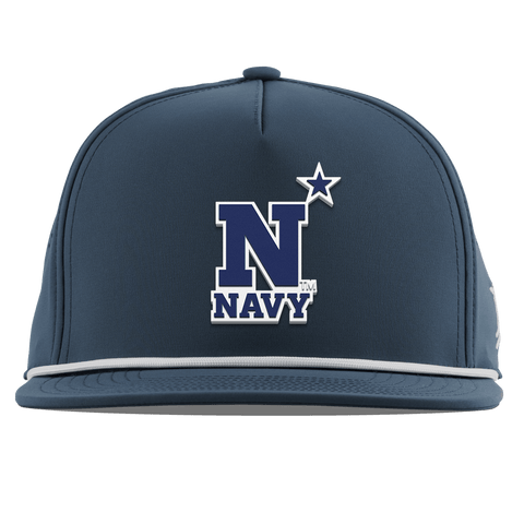 United States Naval Academy "Naval Academy Team Logo Navy" Flat 5 Panel Rope Orion