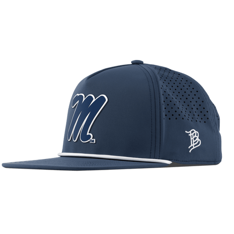 University of Mississippi "Ole Miss Block M Navy" Flat 5 Panel Rope Orion