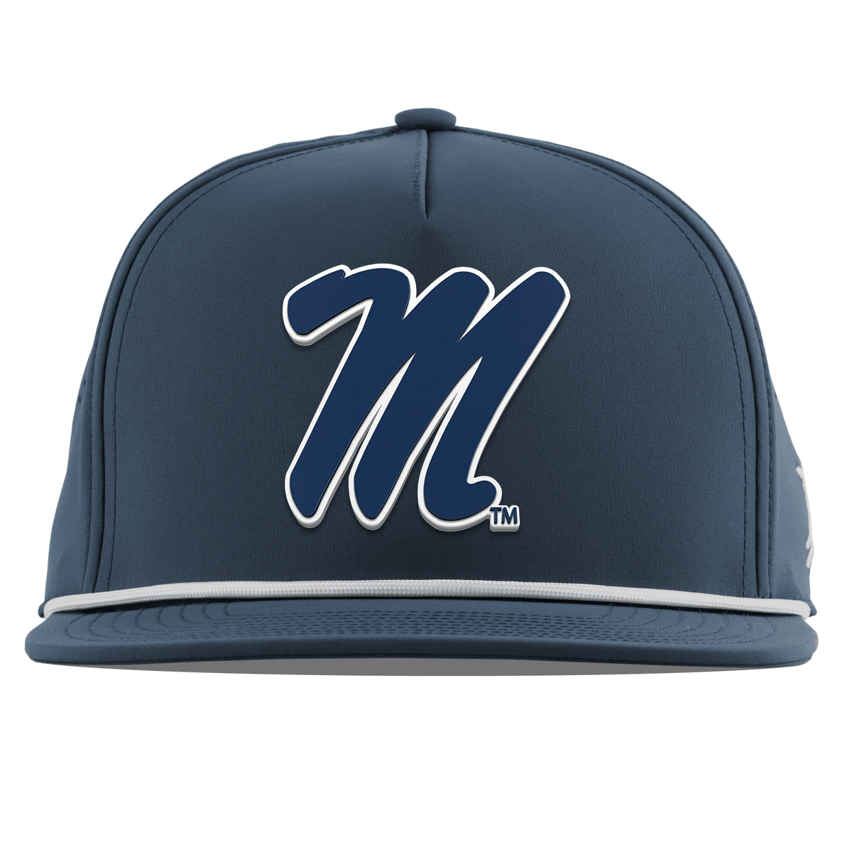University of Mississippi "Ole Miss Block M Navy" Flat 5 Panel Rope Orion