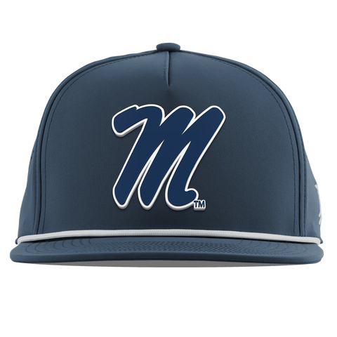 University of Mississippi "Ole Miss Block M Navy" Flat 5 Panel Rope Orion
