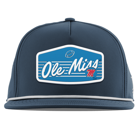 University of Mississippi "Rebel Football" Flat 5 Panel Rope Orion