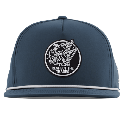 Respect The Trades Lineman Flat 5 Panel Rope Orion