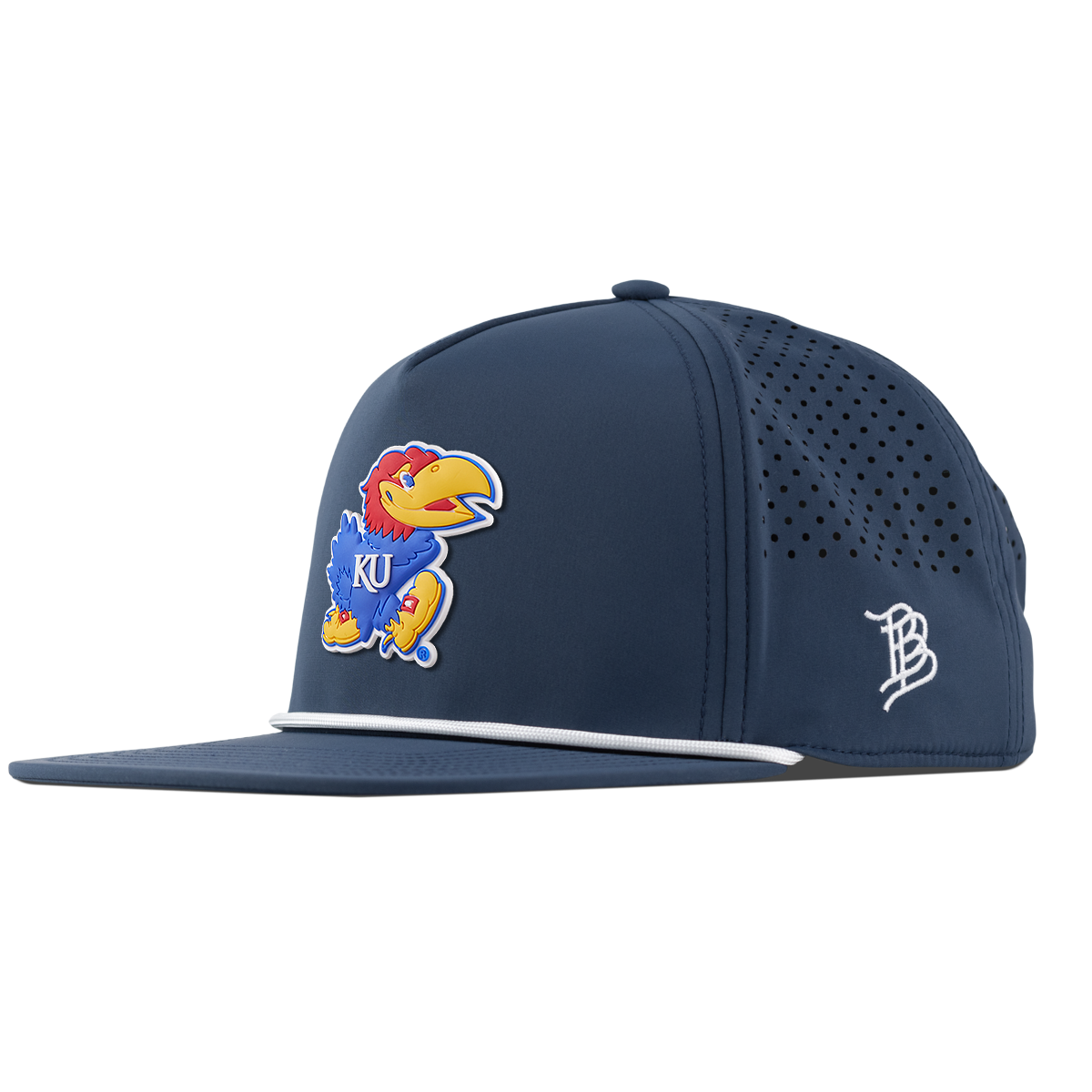 University of Kansas "Rock Chalk Jayhawk" Flat 5 Panel Rope Orion