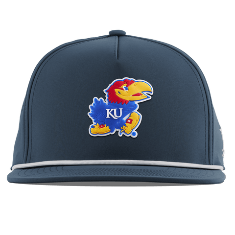 University of Kansas "Rock Chalk Jayhawk" Flat 5 Panel Rope Orion