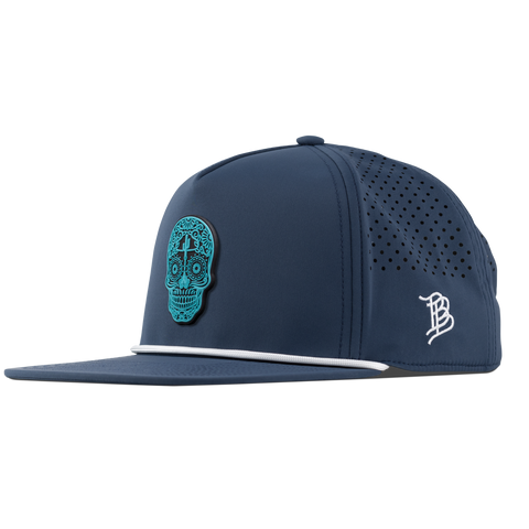 Turquoise Skull PVC Flat 5 Panel Rope Orion