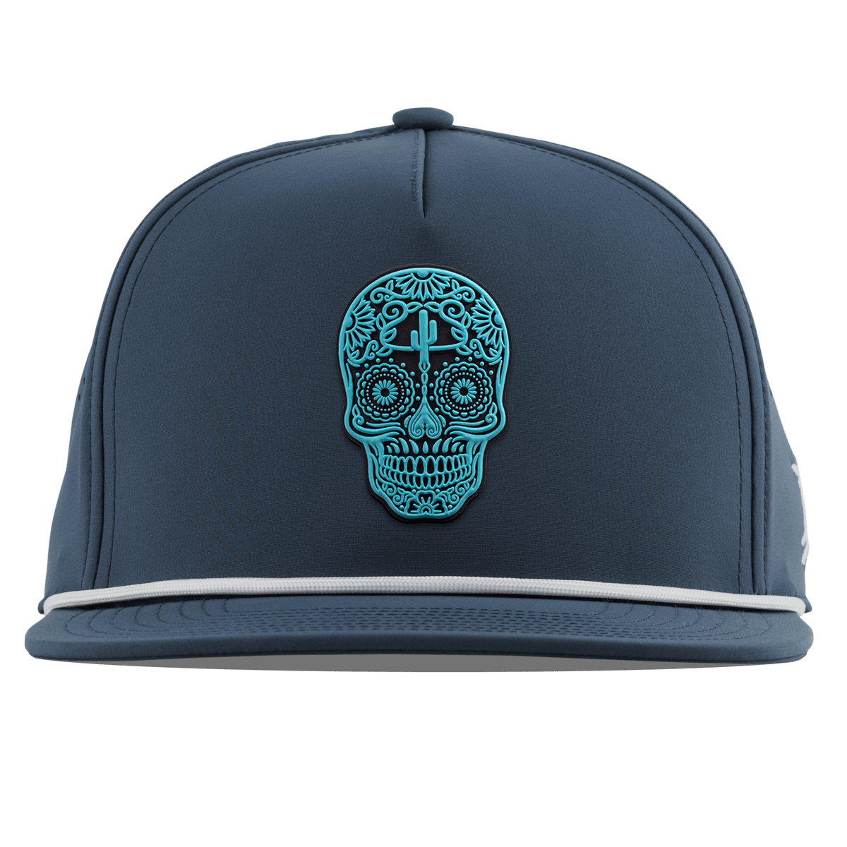 Turquoise Skull PVC Flat 5 Panel Rope Orion