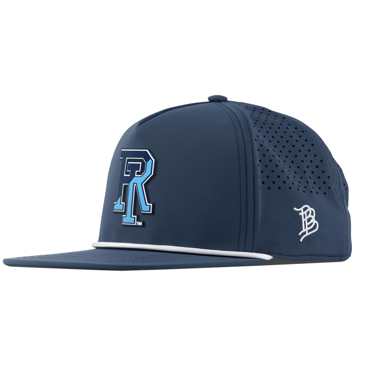 University of Rhode Island "URI Team Logo" Flat 5 Panel Rope Orion