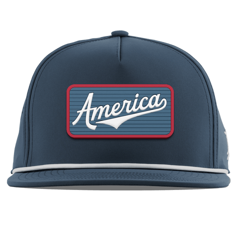 USA America Badge Flat 5 Panel Rope Orion