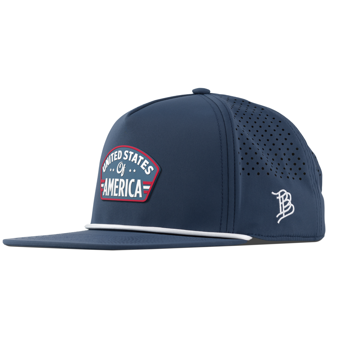 United States of America Badge Flat 5 Panel Rope Orion