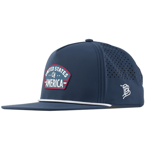 United States of America Badge Flat 5 Panel Rope Orion