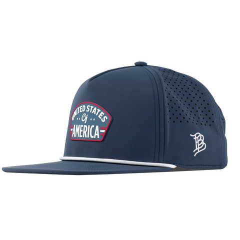 United States of America Badge Flat 5 Panel Rope Orion