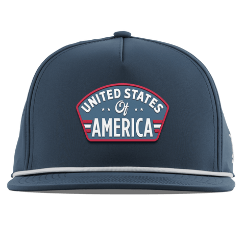 United States of America Badge Flat 5 Panel Rope Orion