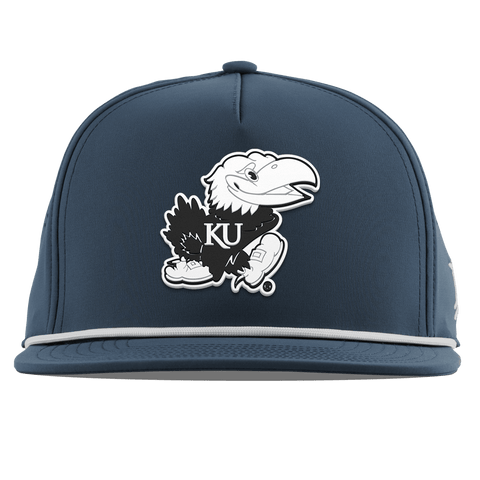 University of Kansas "Vintage Jayhawk" Flat 5 Panel Rope Orion