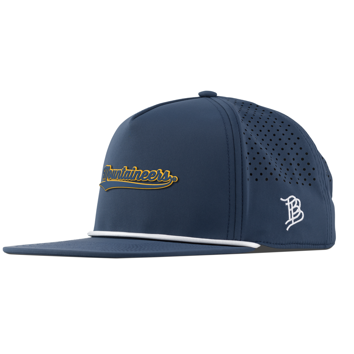 West Virginia University "West Virginia Mountaineers Script" Flat 5 Panel Rope Orion