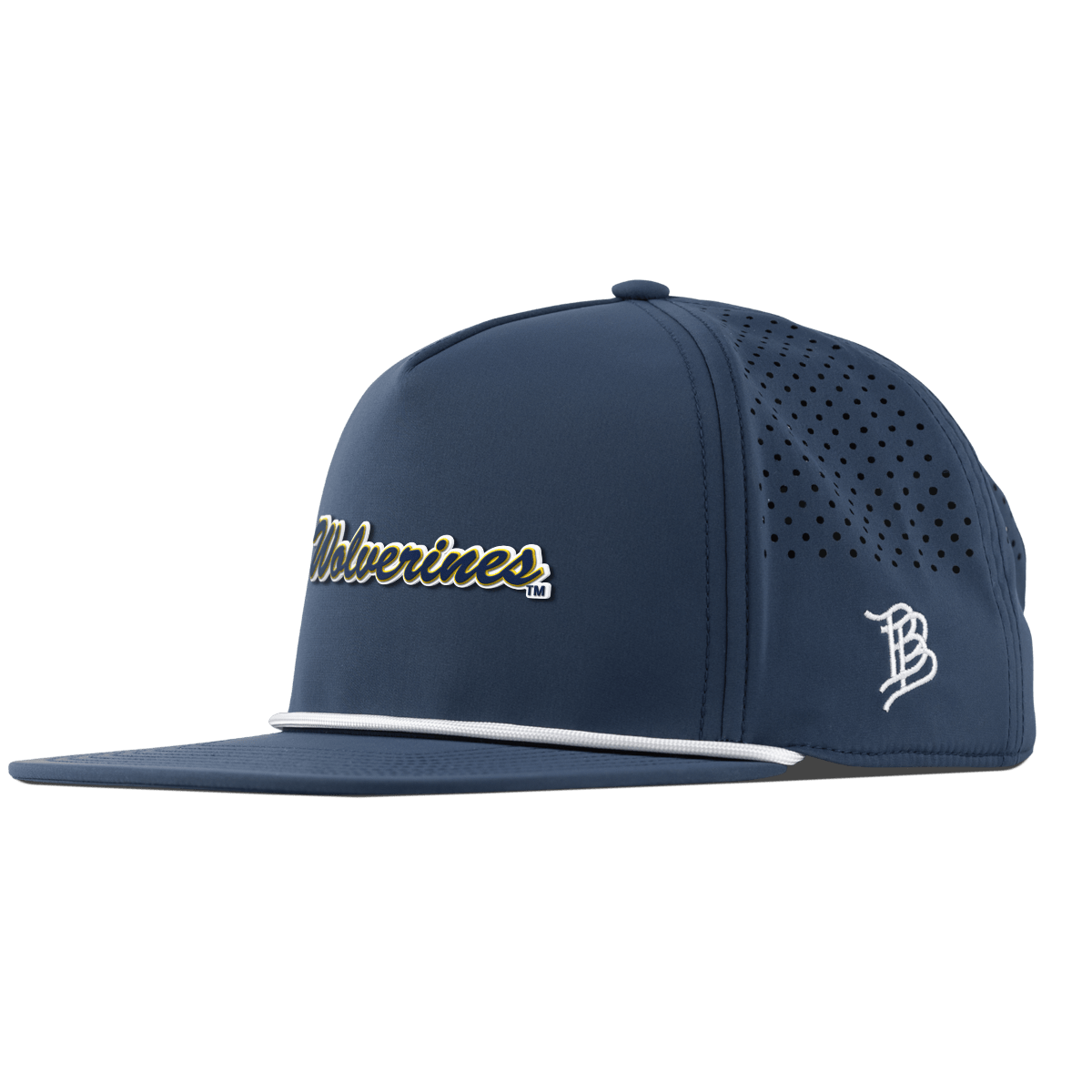 University of Michigan "Wolverines Script" Flat 5 Panel Rope Orion