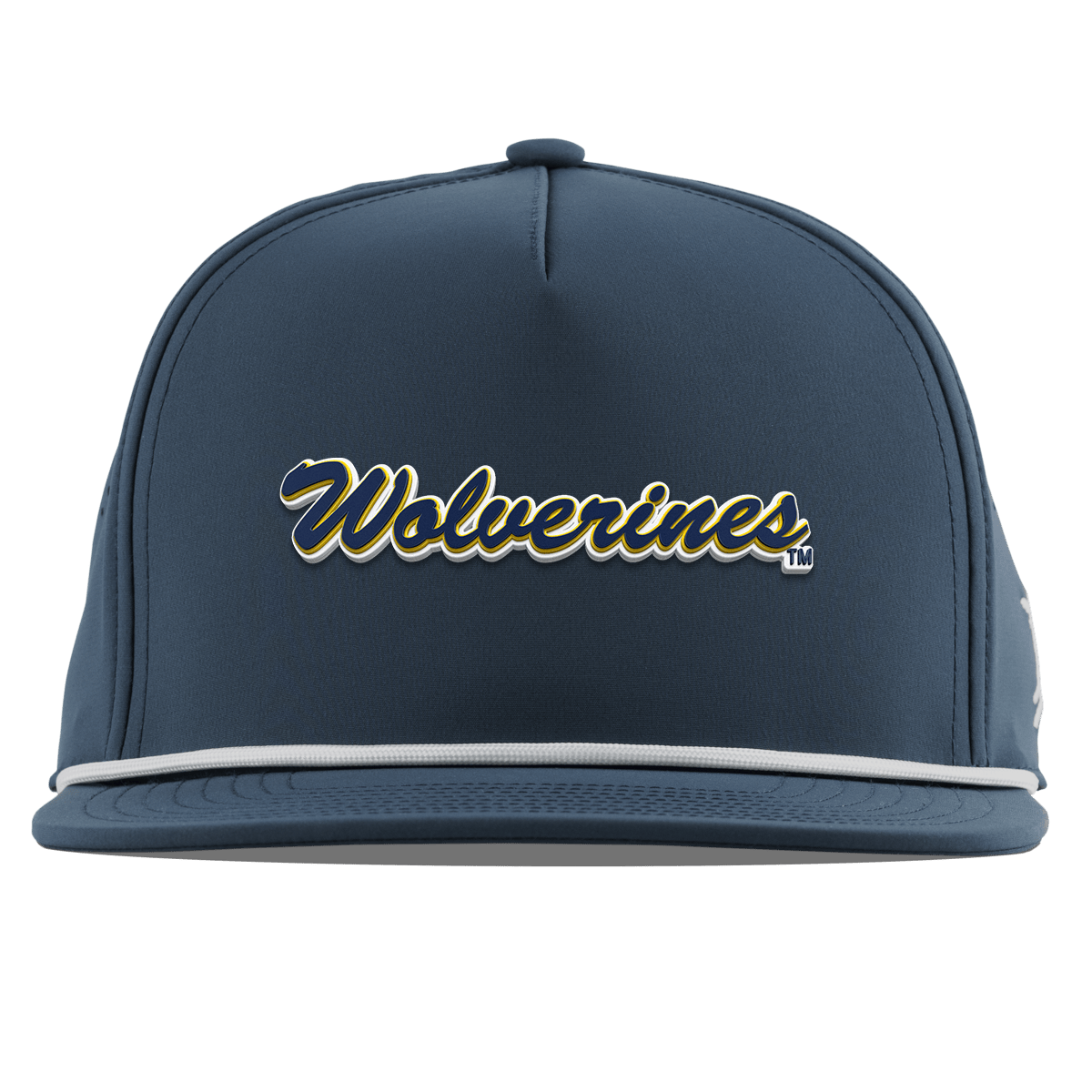 University of Michigan "Wolverines Script" Flat 5 Panel Rope Orion