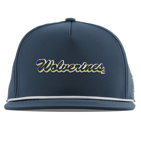 University of Michigan "Wolverines Script" Flat 5 Panel Rope Orion