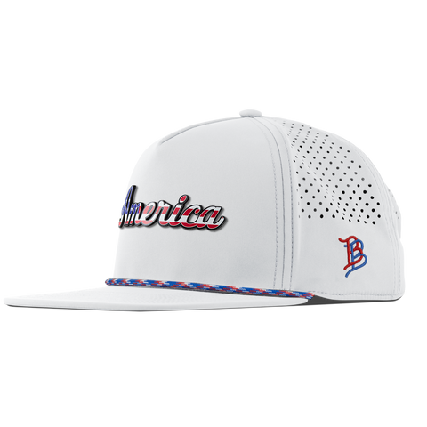 America Flat 5 Panel Rope White RWB