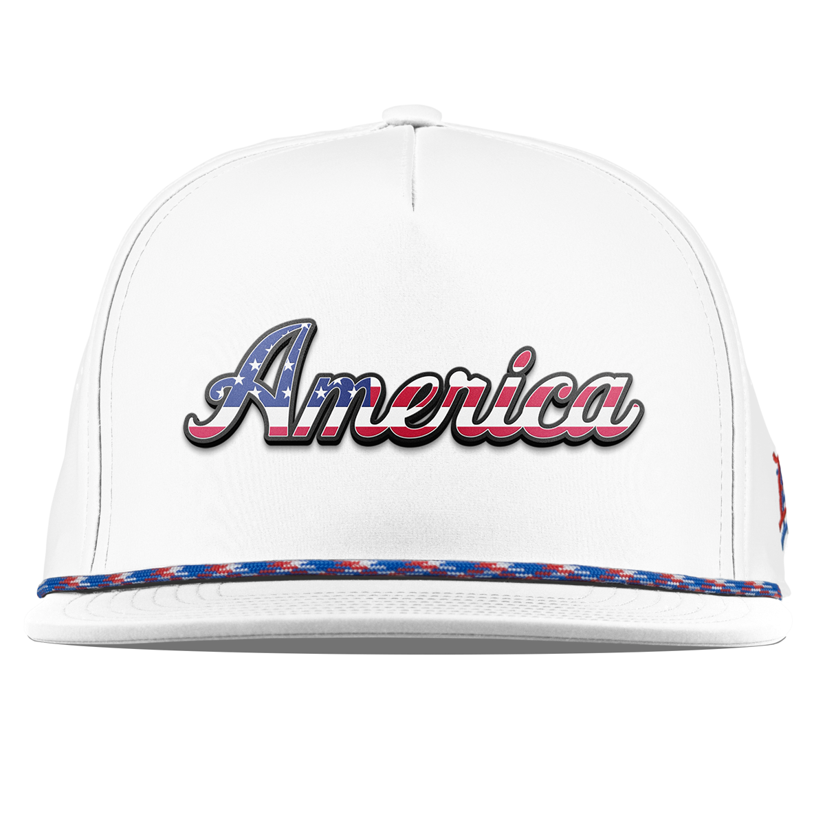 America Flat 5 Panel Rope White RWB