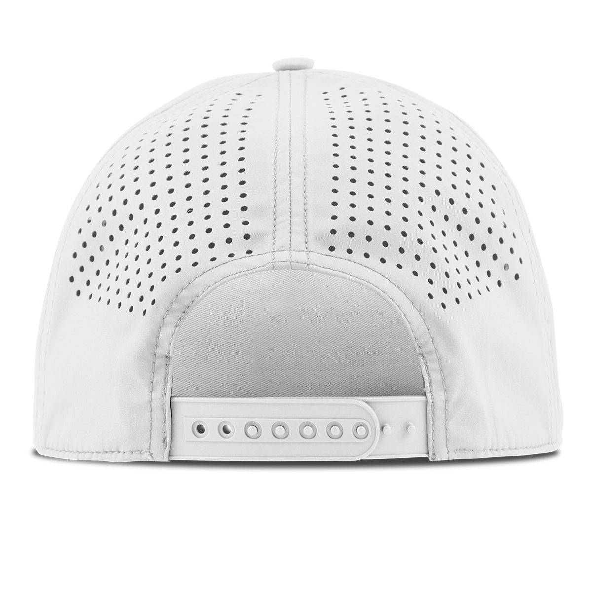 Coach Flat 5 Panel Rope (Script) Back White RWB