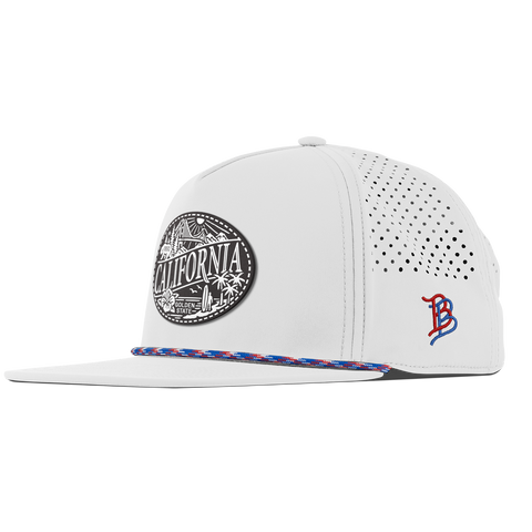 California Traveler Flat 5 Panel Rope White RWB