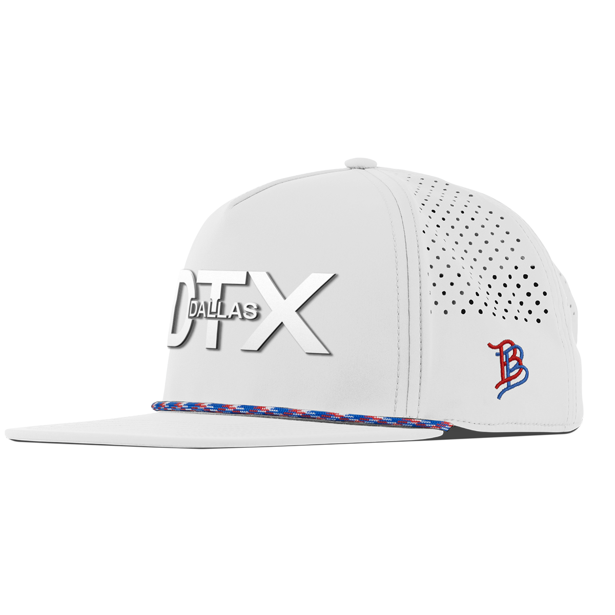 City Block Dallas (DTX) Flat 5 Panel Rope White RWB